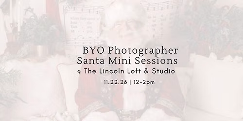 BYO Photographer Santa Mini Sessions