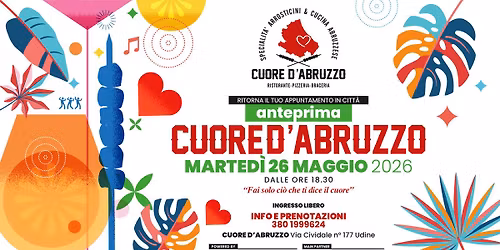 \u2764\ufe0f CUORE D'ABRUZZO \u2764\ufe0f PRE OPENING PARTY \ud83d\ude0e FAI SOLO CI\u00d2 CHE TI DICE IL \u2764\ufe0f 