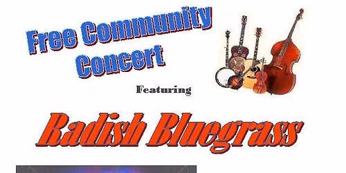  Bluegrass on the lawn with local band Radish  
