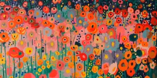 November Remembers Klimt style Acrylic Canvas Painting Experience at The Bull\u2019s Head Shenstone