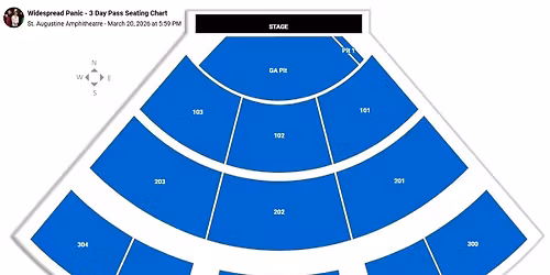 Widespread Panic - 3 Day Pass