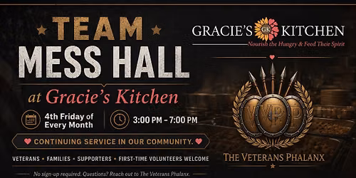Team Mess Hall at Gracie's Kitchen