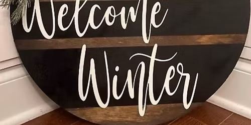 Winter Door Sign Sip & Paint: Ignite Brewing Co.