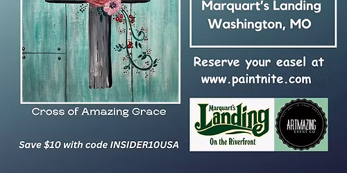 04\/16\/2026 Paint Nite UPSTAIRS at Marquart\u2019s Landing in Washington, MO