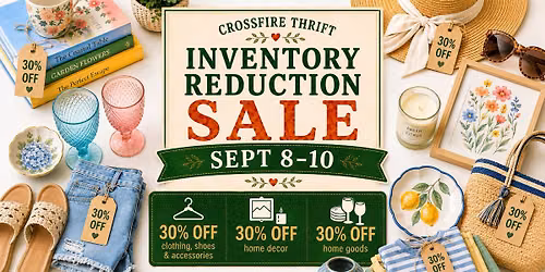 Inventory Reduction Sale!