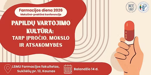 FARMACIJOS DIENA 2026 | Mokslin\u0117-praktin\u0117 konferencija