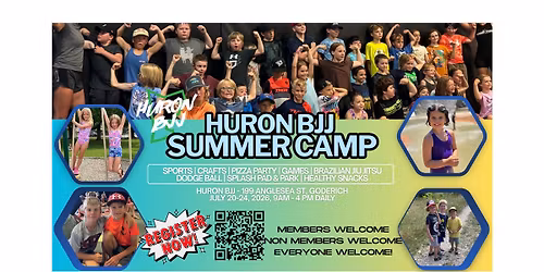 Huron BJJ Summer Adventure Camp 2026