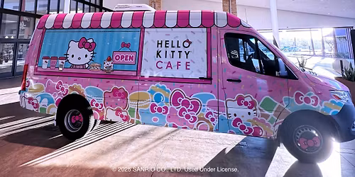Hello Kitty Cafe Truck Central - Chandler Appearance