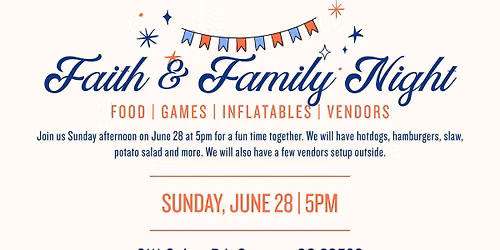 Faith & Family Night