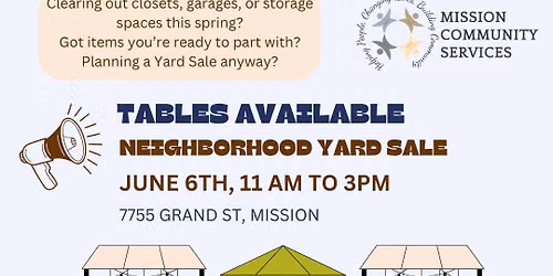 Neighbourhood Yard Sale