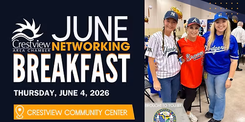 Monthly Networking Breakfast sponsored by The City of Crestview