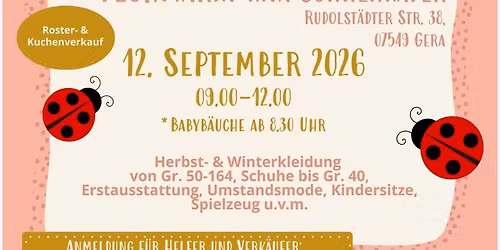 Kindersachen Flohmarkt Kita Sonnenk\u00e4fer