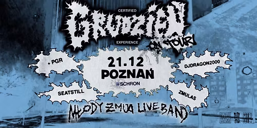 CGE ON TOUR | M\u0142ody \u017bmija Live Band + Go\u015bcie | 21.12 POZNA\u0143