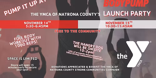 YMCA of Natrona County Les Mills BODYPUMP\u00ae Launch Party