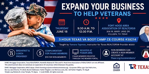 3 HR Texas VA Boot Camp CE Course #39214