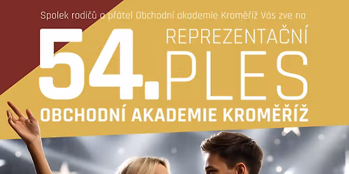54. Reprezenta\u010dn\u00ed ples \u25ba OA Krom\u011b\u0159\u00ed\u017e s kapelou J&Z BAND, TRIPPIN HEAVEN a DJ VA\u010cI \u25ba 27. 2. 2026