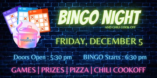 CBA Family Bingo Night and Chili Cook-Off