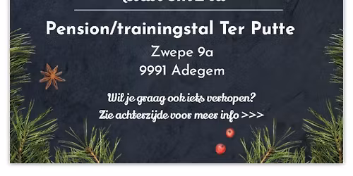 Kerstmarkt en tweedehandsverkoop