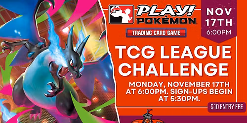 Pokemon TCG Challenge - November - Tower of Games Western Branch