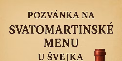 Svatomartinsk\u00e9 menu u \u0160vejka \ud83e\udebf