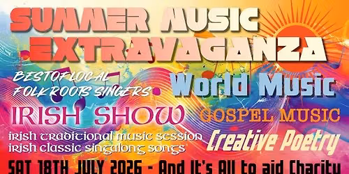 SUMMER MUSIC CHARITY EXTRAVAGANZA | The Barn Coffee Shop Meanwood |Leeds 18 7 26 