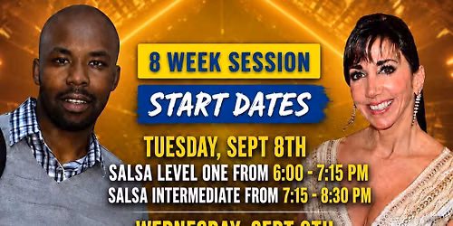 8-Week Salsa Session | Beginner & Intermediate Classes at Atrium Dance Studio