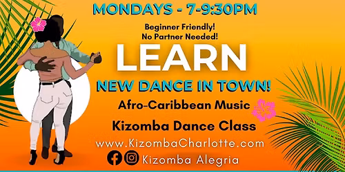 Kizomba Dance Class  - Beginner Friendly - Afro-Caribbean Music