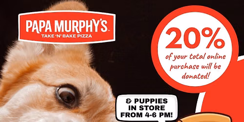 Pizza & Puppies Fundraiser!