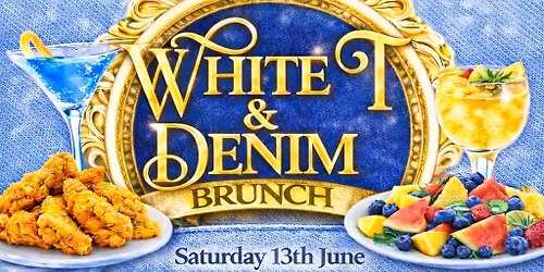 Miss B's White T & Denim Brunch, The Old Skool soul edition