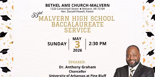 2026 MHS Baccalaureate Service