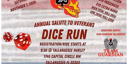 ANNUAL SALUTE TO VETERANS DICE RUN