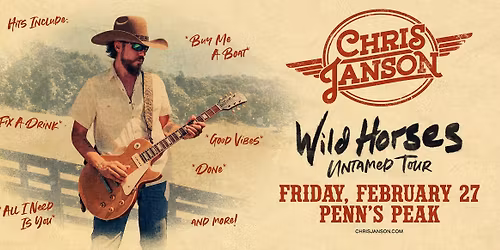 Chris Janson -Wild Horses Untamed Tour