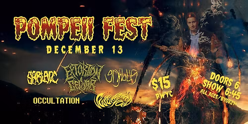 Extortion Cellar, Sarlacc, Grybus, Susurrant Void & Occultation @ Green Beacon Gallery