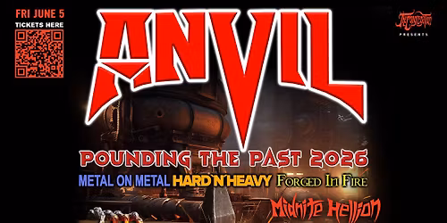 Anvil: Pounding the Past Tour, live in West Chicago at The WC Social Club!