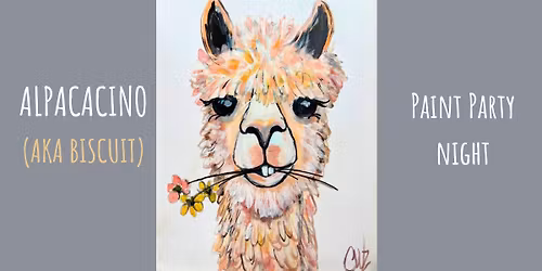 Alpacacino - Paint & Sip Night WERRINGTON, P'boro