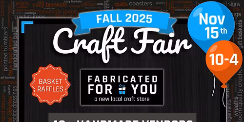 Fall Craft Fair - Craft Store Parking lot