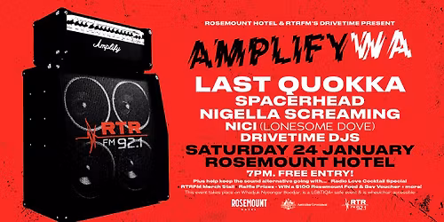 Amplify WA- RTRFM Drivetime Special