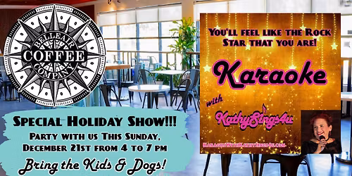 Special Sunday Night Karaoke Party at Belleair Coffee Company and Tap House