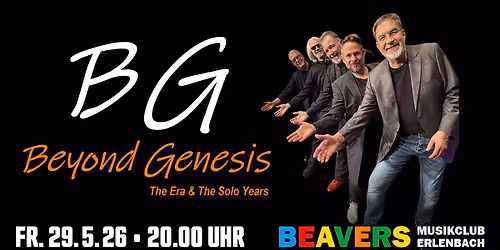 BEYOND GENESIS | Gabriel, Collins, Mike & the Mechanics | BEAVERS Musikclub | Erlenbach am Main