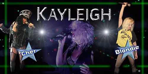 Kayleigh at Alderney Manor Social Club, Poole - Blondie & Cher Tributes