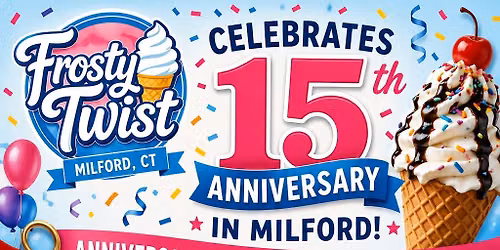 Frosty Twist Celebrates 15 years in Downtown Milford