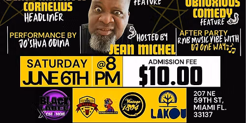 LIT  "LITTLE HAITI"  COMEDY  NIGHTS