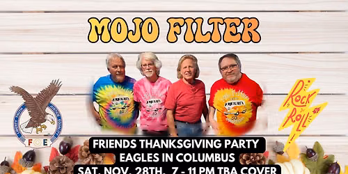 Mojo Filter Thanksgiving Weekend Party Columbus Eagles Club