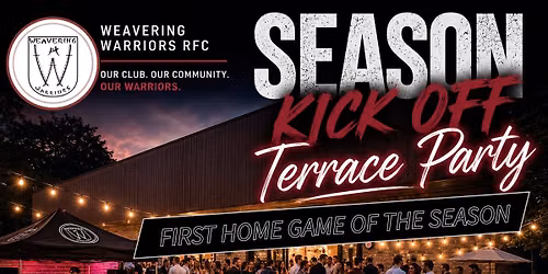 Season Kick Off - First Home Game and Terrace Party