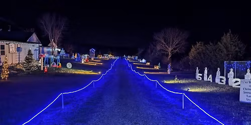 SNOWMAN LANE Drive thru SCENE park....Farmington