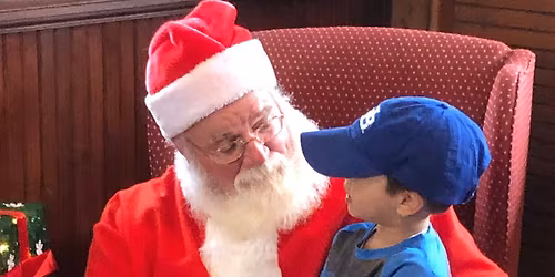 Santa at the Depot