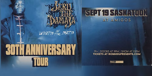 Jeru The Damaja Live in Saskatoon Sept 19 at Amigos