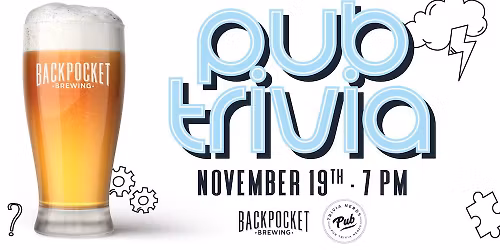 Pub Trivia at Backpocket Brewing