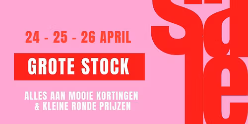GROTE STOCK SALE\ud83d\udca5