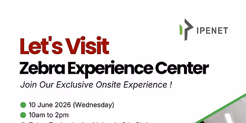 Invitation to Zebra Experience Center: Transforming Business Efficiency Onsite